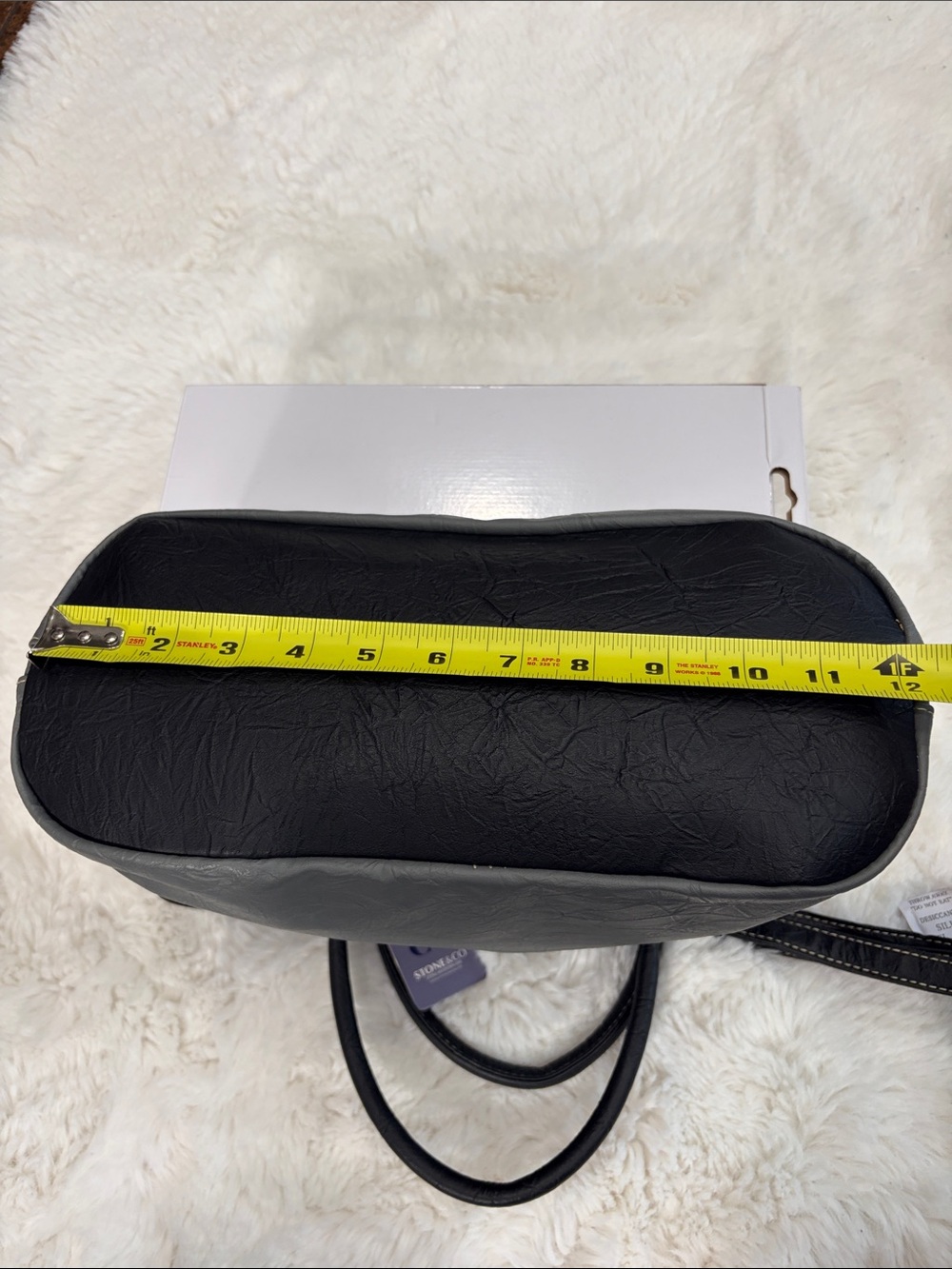 Stone & Co. Gray and Black Women’s Shoulder Satchel - Picture 16 of 17
